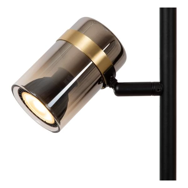 Lucide UPTON - Floor lamp - 3xGU10 - Smoke Grey - detail 1